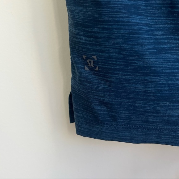 Lululemon T.H.E. Short Nulux Liner 9" Heather Allover Iron Blue True Navy Medium - Picture 9 of 15